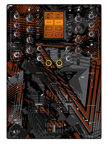 Pioneer DJ DJM 909 Skin Ridge Brown